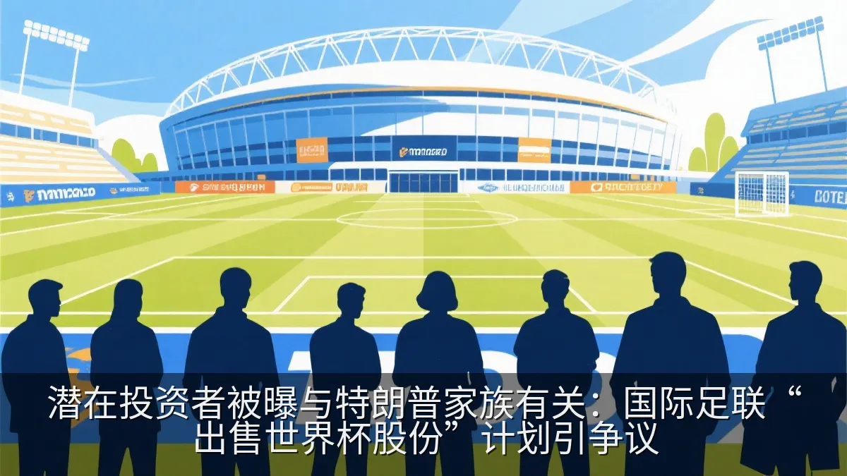 大型足球赛事场馆与商业运营概念场景